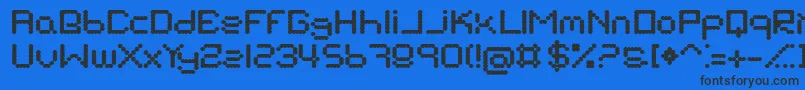 BnSuckMyBalls Font – Black Fonts on Blue Background