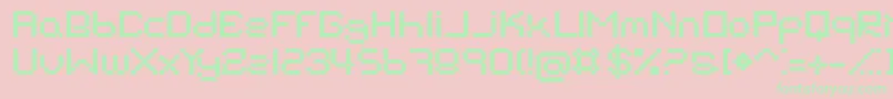 BnSuckMyBalls Font – Green Fonts on Pink Background