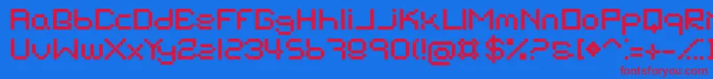 BnSuckMyBalls Font – Red Fonts on Blue Background