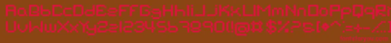 BnSuckMyBalls Font – Red Fonts on Brown Background