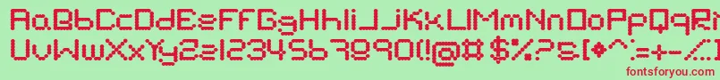 BnSuckMyBalls Font – Red Fonts on Green Background