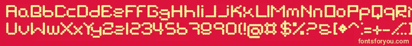 BnSuckMyBalls Font – Yellow Fonts on Red Background