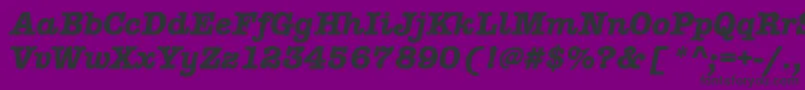 Police AmtypewriteritcttРџРѕР»СѓР¶РёСЂРЅС‹Р№РљСѓСЂСЃРёРІ – polices noires sur fond violet