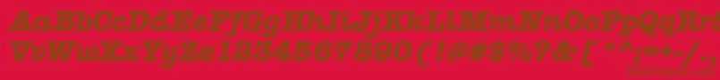 Подробнее о шрифте AmtypewriteritcttПолужирныйКурсив Шрифт AmtypewriteritcttПолужирныйКурсив – коричневые шрифты на красном фоне
