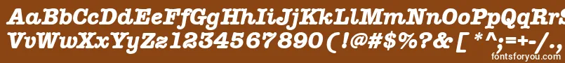 AmtypewriteritcttРџРѕР»СѓР¶РёСЂРЅС‹Р№РљСѓСЂСЃРёРІ Font – White Fonts on Brown Background