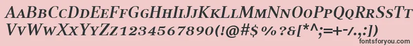 Подробнее о шрифте CompatilTextLtComBoldItalicSmallCaps Шрифт CompatilTextLtComBoldItalicSmallCaps – чёрные шрифты на розовом фоне