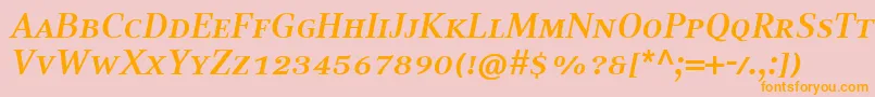 Подробнее о шрифте CompatilTextLtComBoldItalicSmallCaps Шрифт CompatilTextLtComBoldItalicSmallCaps – оранжевые шрифты на розовом фоне