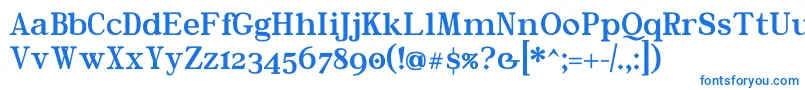 Więcej informacji o czcionce RiverAvenue Czcionka RiverAvenue – niebieskie czcionki
