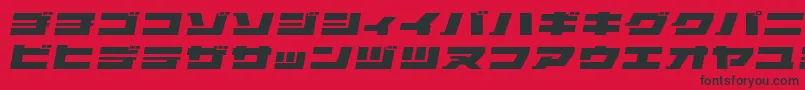 ElephantKOblique Font – Black Fonts on Red Background