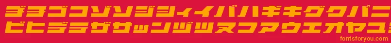 ElephantKOblique Font – Orange Fonts on Red Background