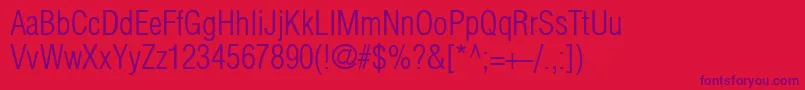 Helios ffy Font – Purple Fonts on Red Background