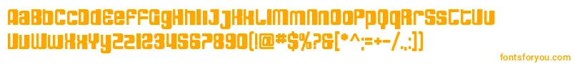 Weitere Informationen zur SfDecotechnoBold-Schriftart SfDecotechnoBold-Schriftart – Orangefarbene Schriften