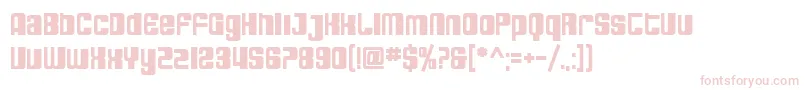 SfDecotechnoBold Font – Pink Fonts on White Background