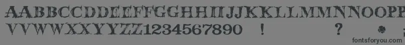 JmhWolfa Font – Black Fonts on Gray Background