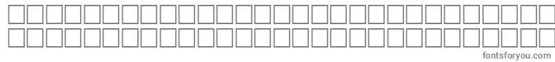 フォントMcsHor2SINormal2000 – 白い背景に灰色の文字