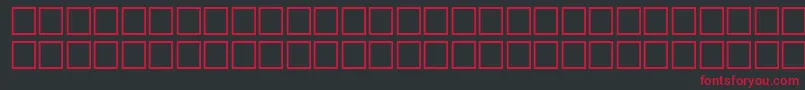 McsHor2SINormal2000 Font – Red Fonts on Black Background