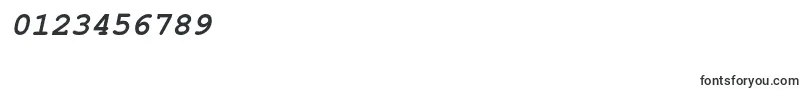 TexgyrecursorBolditalic-Schriftart – Schriften für Zahlen und Nummern