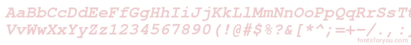 TexgyrecursorBolditalic Font – Pink Fonts