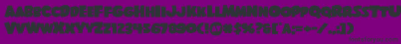 Shablagooexpand Font – Black Fonts on Purple Background