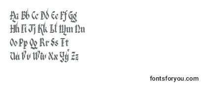 Schriftart VeronaGothic