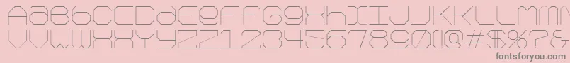 fuente Kimono – Fuentes Grises Sobre Fondo Rosa