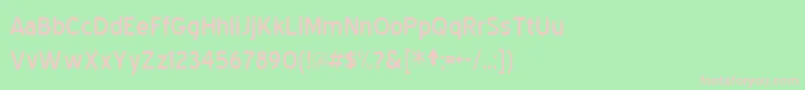 Bluehigh Font – Pink Fonts on Green Background