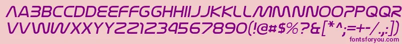 Шрифт NasalizationltItalic – фиолетовые шрифты на розовом фоне