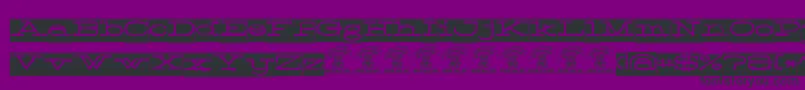Czcionka Normaleblackpersonaluse – czarne czcionki na fioletowym tle