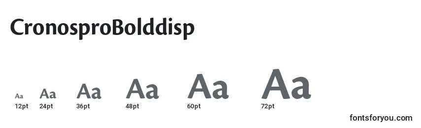 CronosproBolddisp Font Sizes