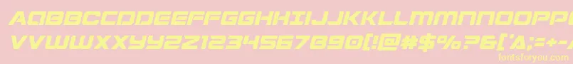 Stardustersemital Font – Yellow Fonts on Pink Background