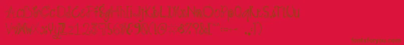 Lisätietoja AustiebostCrazyDays-fontista AustiebostCrazyDays-fontti – ruskeat fontit punaisella taustalla