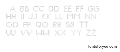 GlyphStitch Font