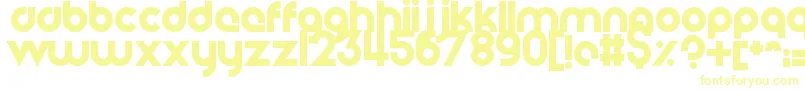 HelloAngel Font – Yellow Fonts on White Background