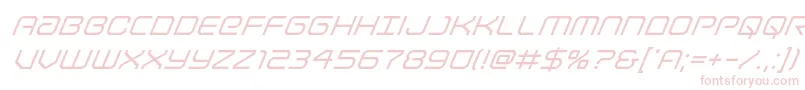 Lightbrigadesuperital Font – Pink Fonts