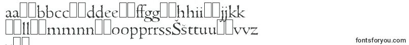 Шрифт GouditaantiqueLightRegular – латышские шрифты