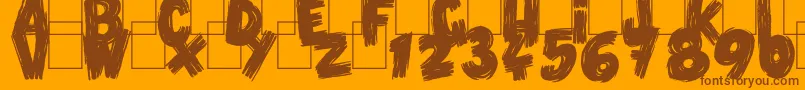 Más sobre la fuente VlumpBlack fuente VlumpBlack – Fuentes Marrones Sobre Fondo Naranja
