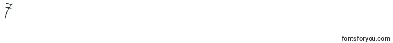Gromagnon Font – Fonts for Digit 7