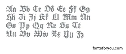 Обзор шрифта Dszierschrift
