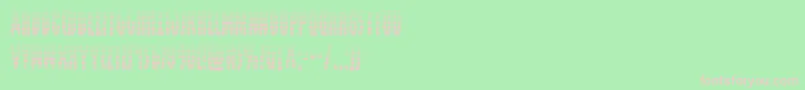 Grendelsmothergrad Font – Pink Fonts on Green Background