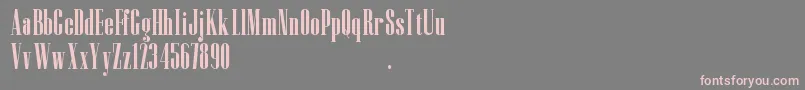 CzeskoD Font – Pink Fonts on Gray Background