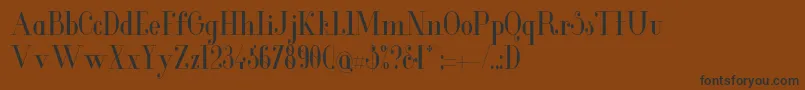 Saiba mais sobre a fonte GlamorCondensed Fonte GlamorCondensed – fontes pretas em um fundo marrom