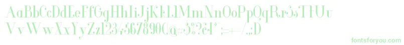 Weitere Informationen zur GlamorCondensed-Schriftart GlamorCondensed-Schriftart – Grüne Schriften
