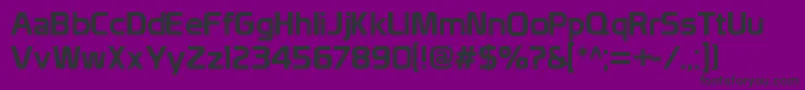 Шрифт Prototype – чёрные шрифты на фиолетовом фоне