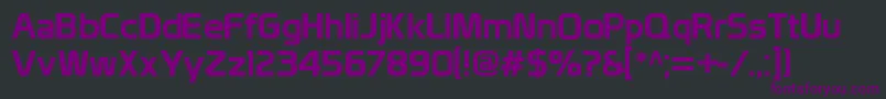 Шрифт Prototype – фиолетовые шрифты на чёрном фоне