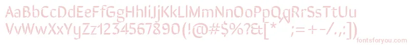 SirinstencilRegular Font – Pink Fonts on White Background