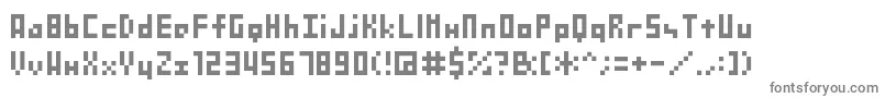 フォントShakagraphics04 – 灰色のフォント