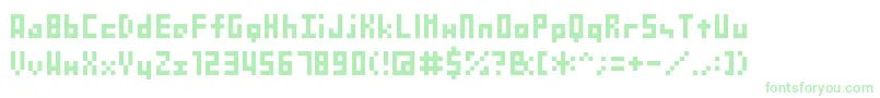 Shakagraphics04 Font – Green Fonts on White Background