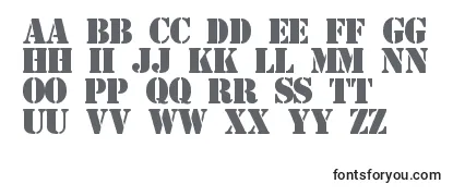 Обзор шрифта Estensil