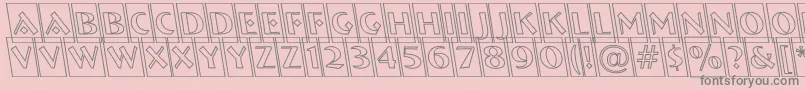 More about ABremencmotlrevobl Font ABremencmotlrevobl Font – Gray Fonts on Pink Background