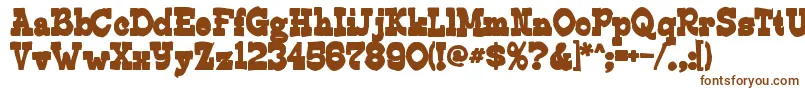 Edmundsink Font – Brown Fonts on White Background